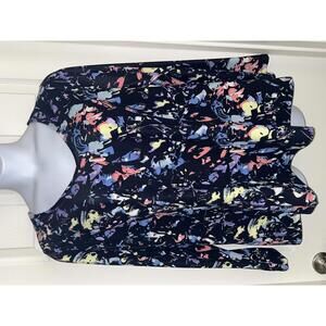 Lane Bryant Livi Navy Blue Long Sleeve Sz 18/20